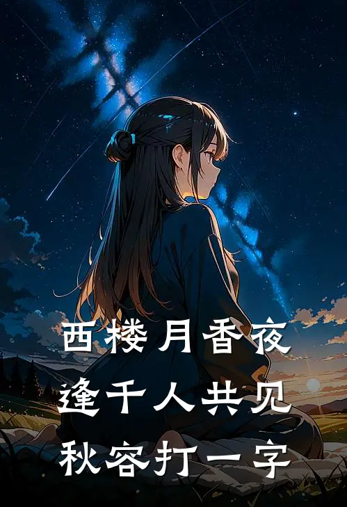 西楼月香夜逢千人共见秋容打一字
