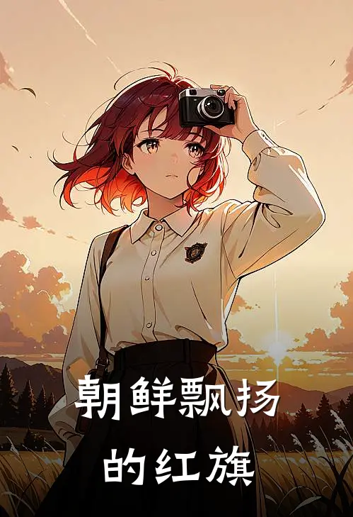 朝鲜飘扬的红旗