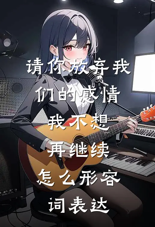 请你放弃我们的感情,我不想再继续,怎么形容词表达